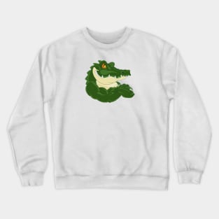 Crocodile Mascot Crewneck Sweatshirt